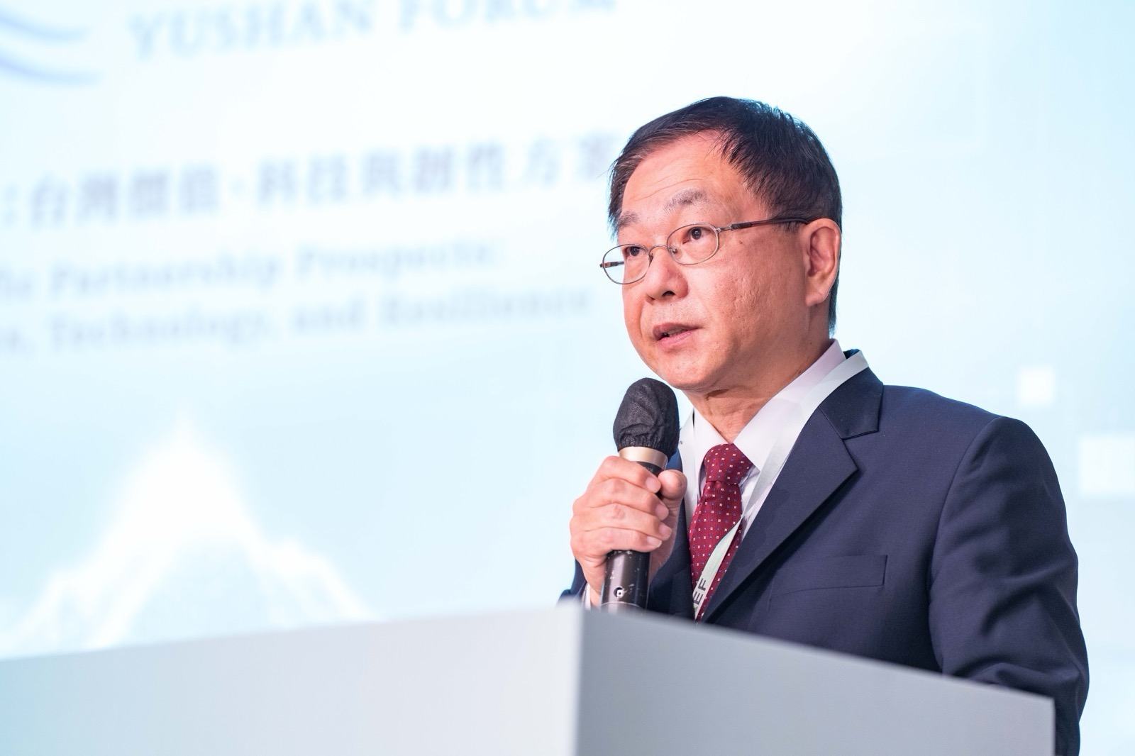 圖說三:外交部常務次長葛葆萱於午宴致詞。