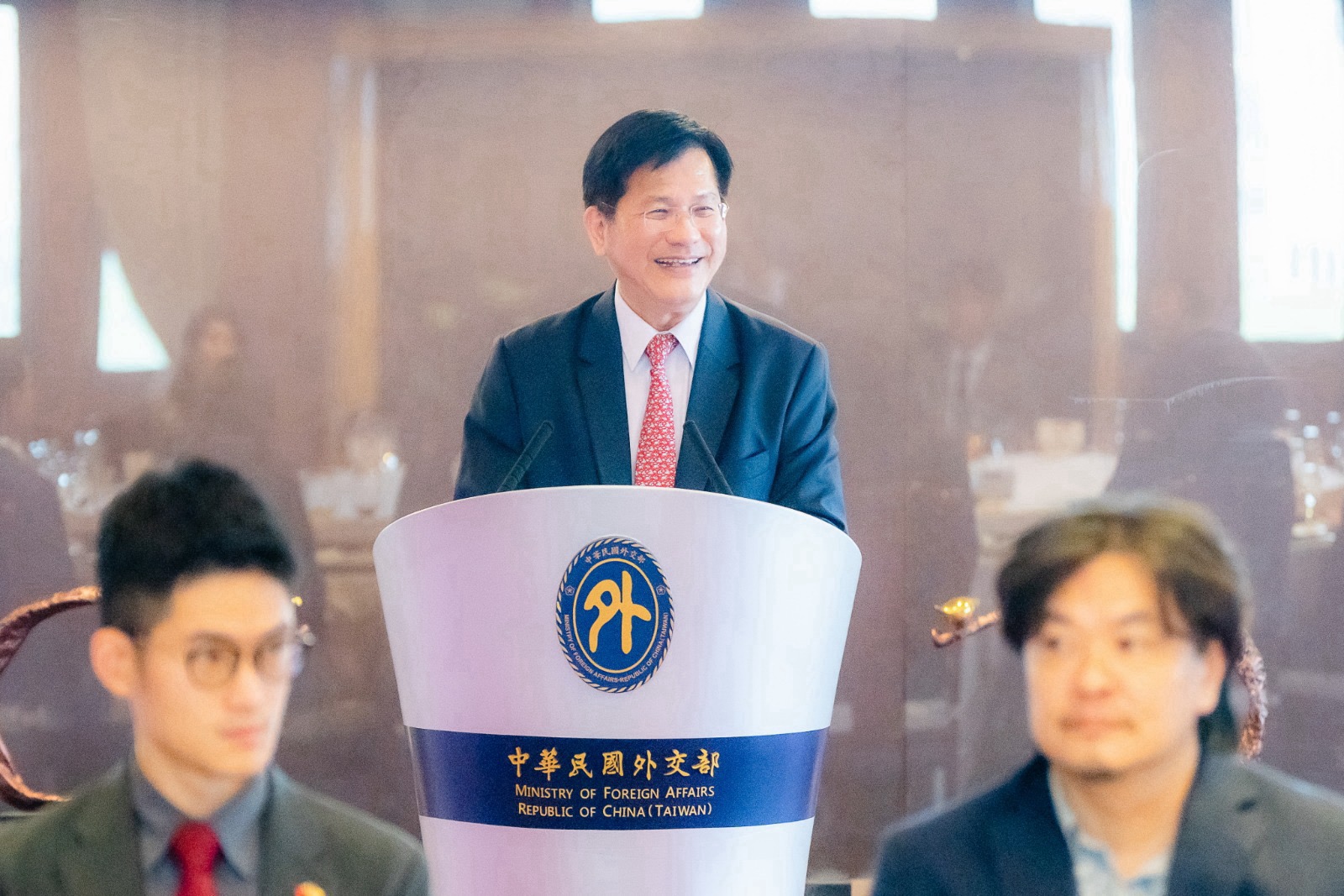 圖說二:外交部長林佳龍致詞歡迎史瓦帝尼王國副總理札杜莉(H.E. Thulisile Dladla)率團訪台及感謝史國對我國的堅定支持。